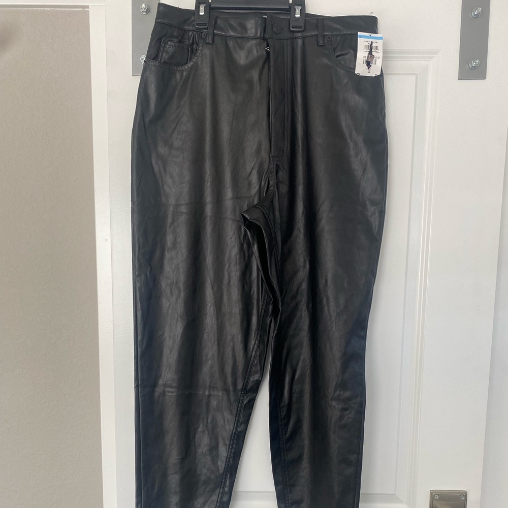 Juicy couture faux leather pants. ￼